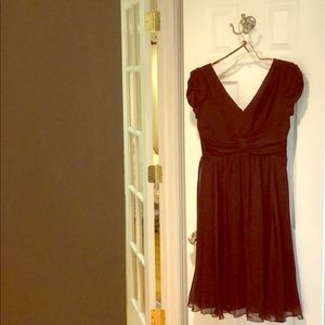 Suzy Chin for maggy boutique size 6 brown dress